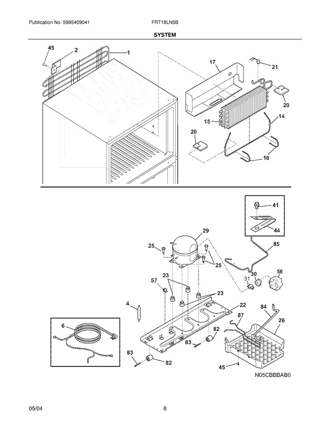 Diagram for FRT18LN5BW4