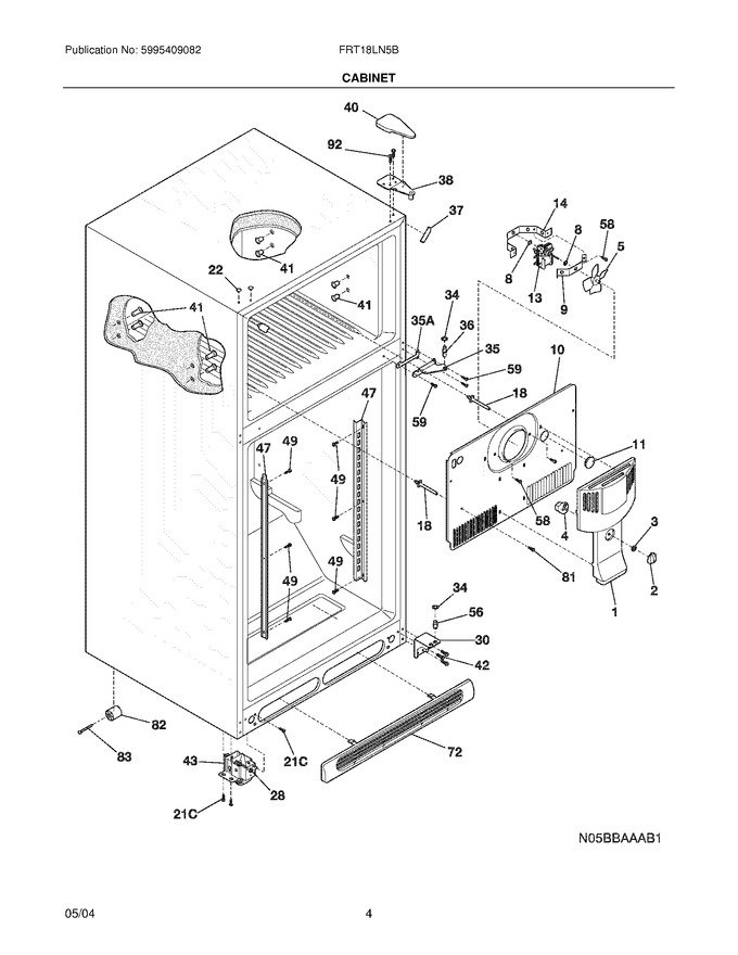 Diagram for FRT18LN5BW6