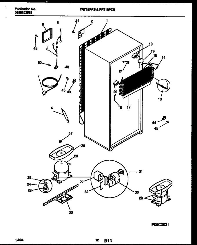 Diagram for FRT18PRBW0