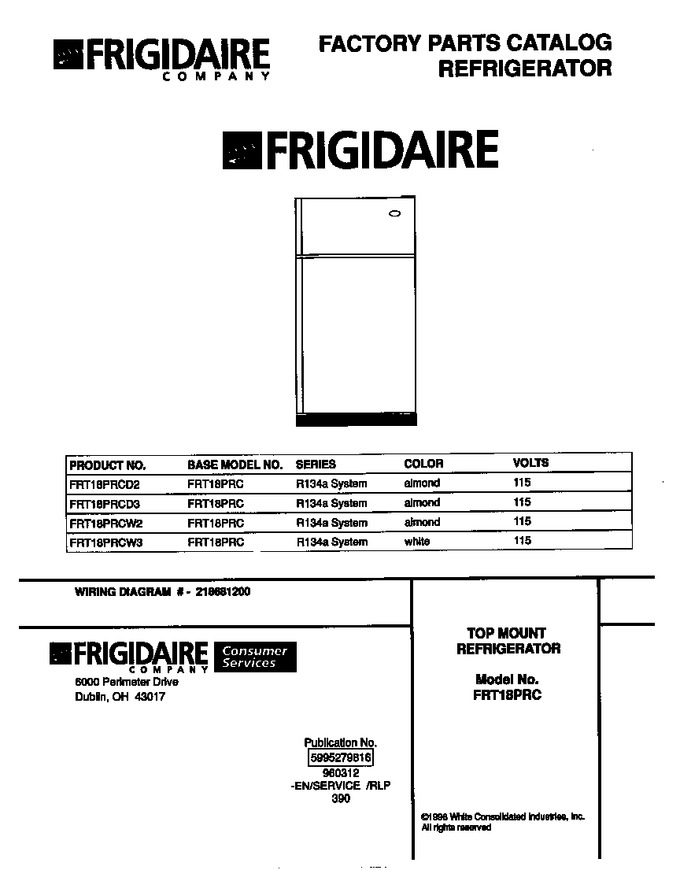 Diagram for FRT18PRCD2