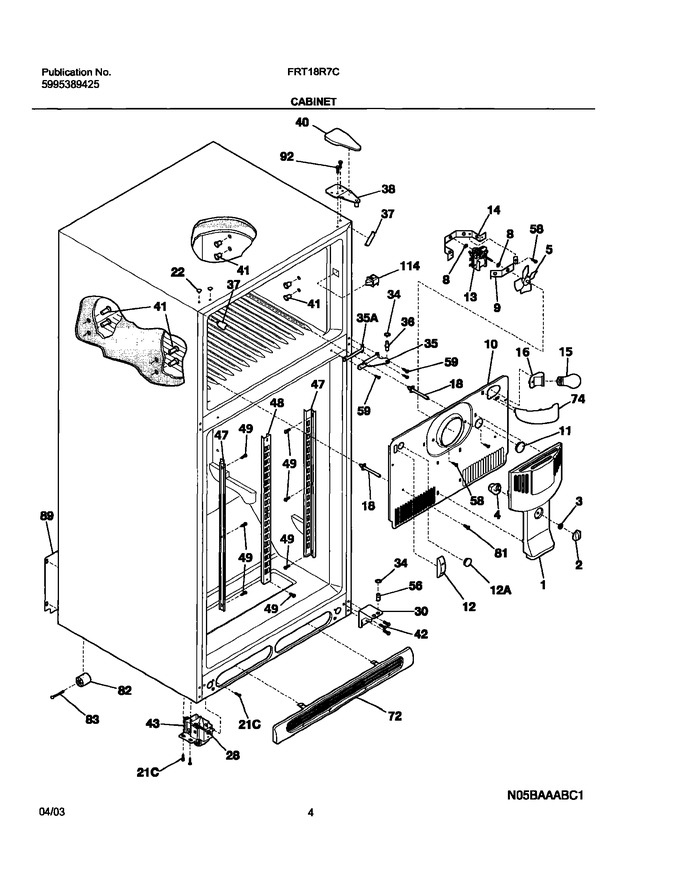 Diagram for FRT18R7CQ0