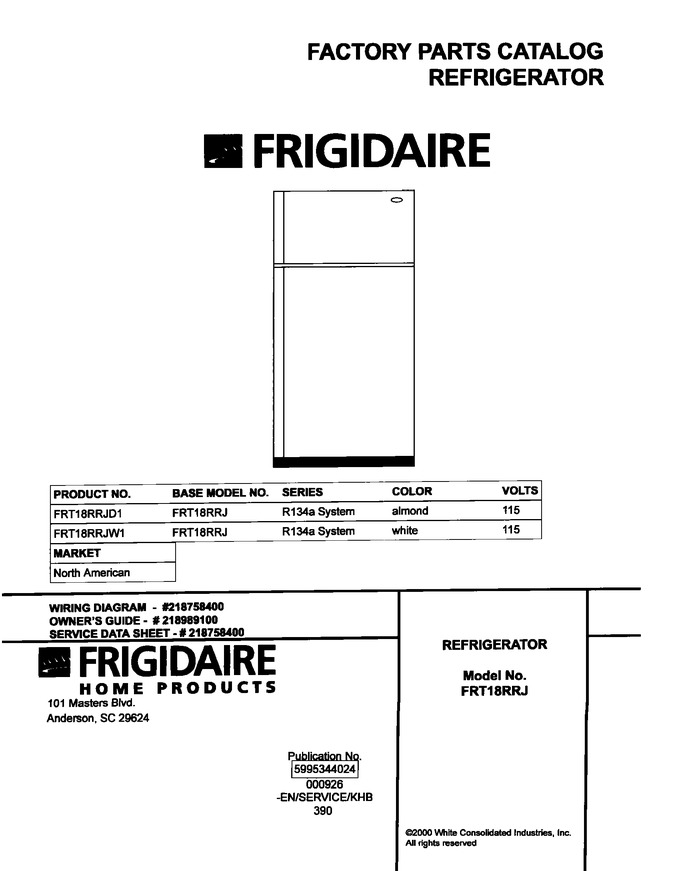 Diagram for FRT18RRJD1