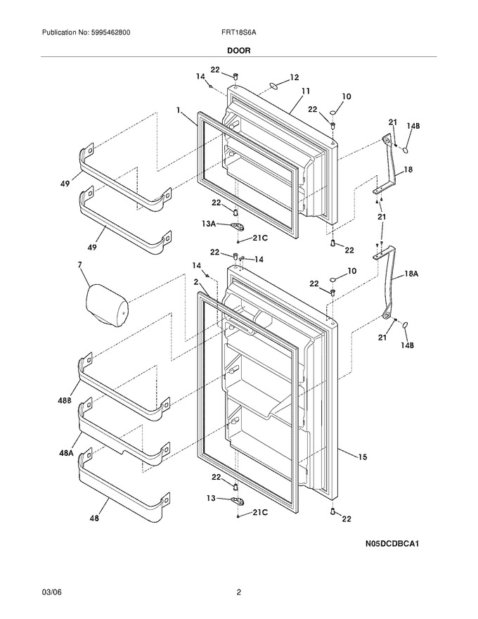 Diagram for FRT18S6AWT