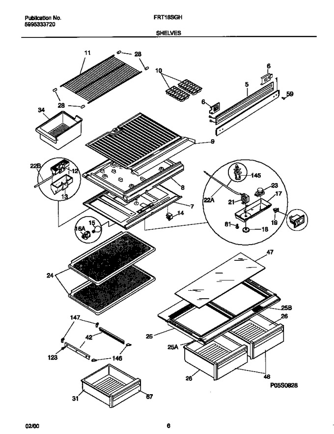 Diagram for FRT18SGHW0