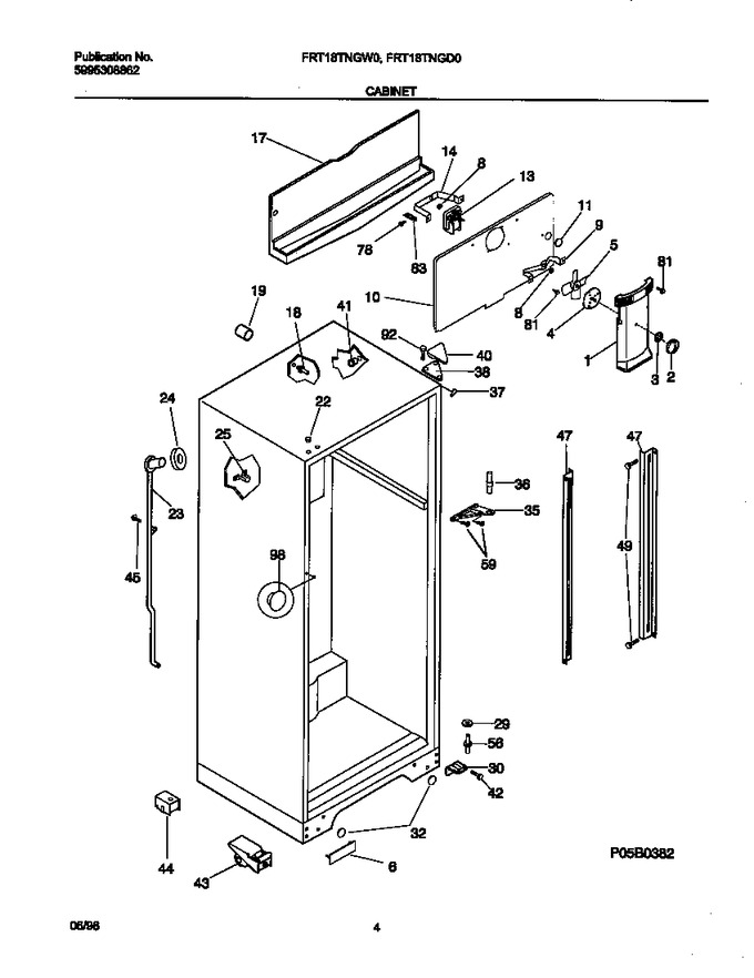 Diagram for FRT18TNGW0