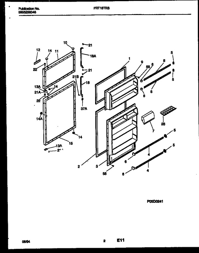 Diagram for FRT18TRBD0