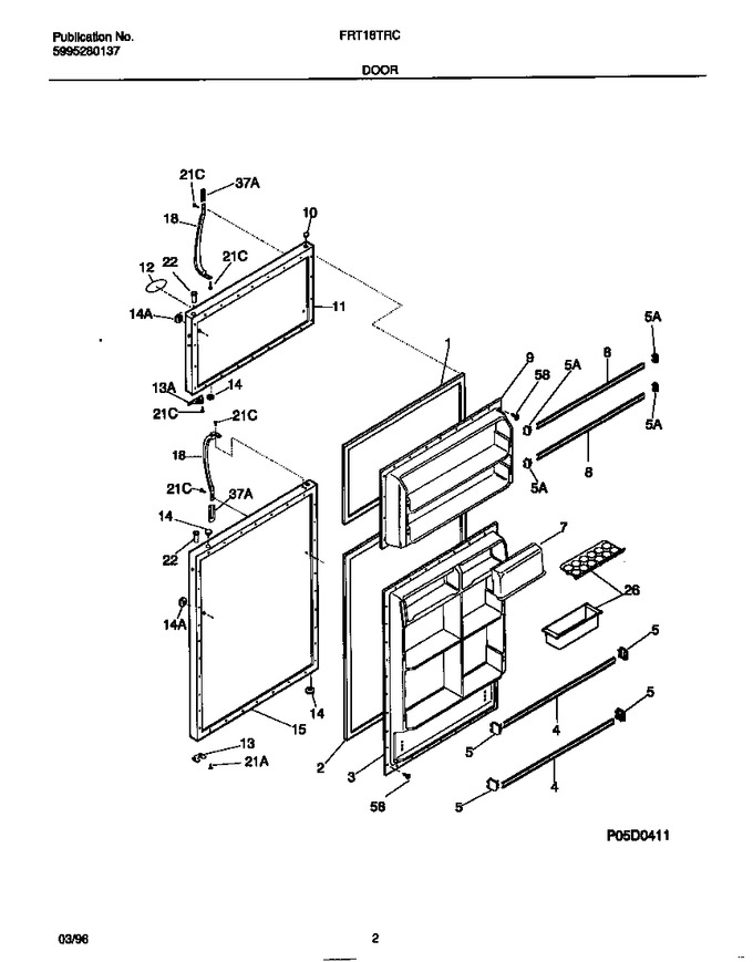 Diagram for FRT18TRCW2