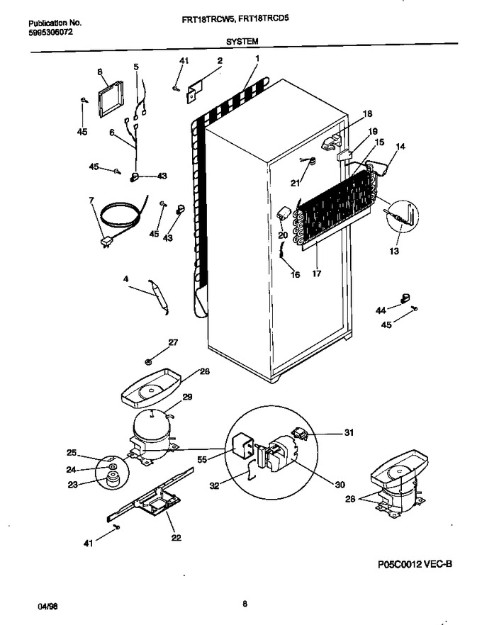 Diagram for FRT18TRCW5