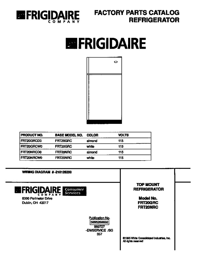 Diagram for FRT20NRCD0