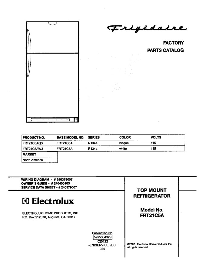 Diagram for FRT21C5AW3