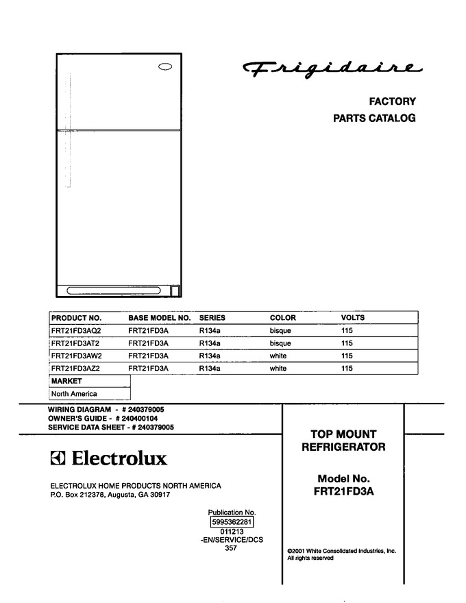 Diagram for FRT21FD3AW2