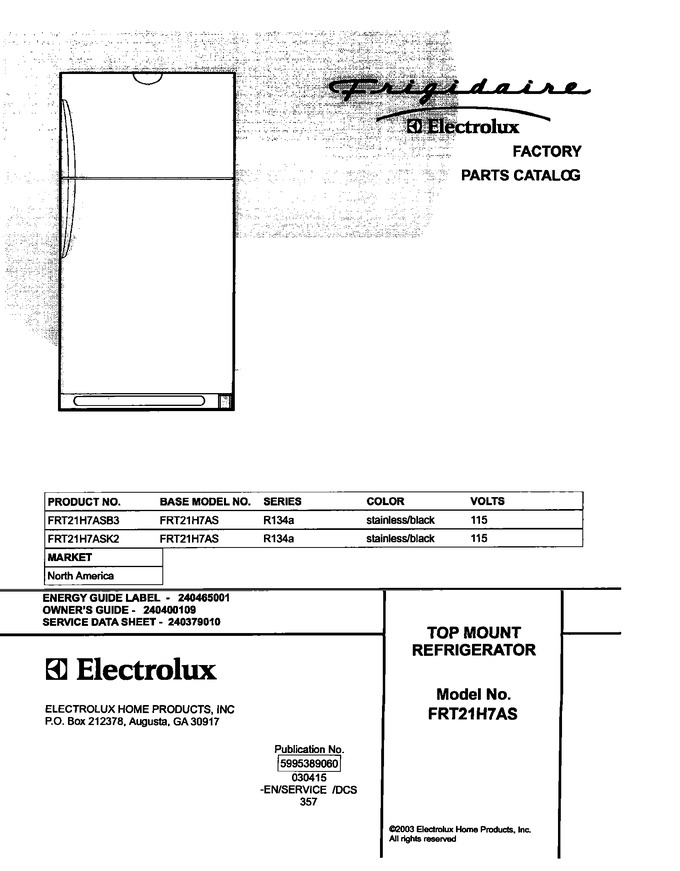 Diagram for FRT21H7ASB3