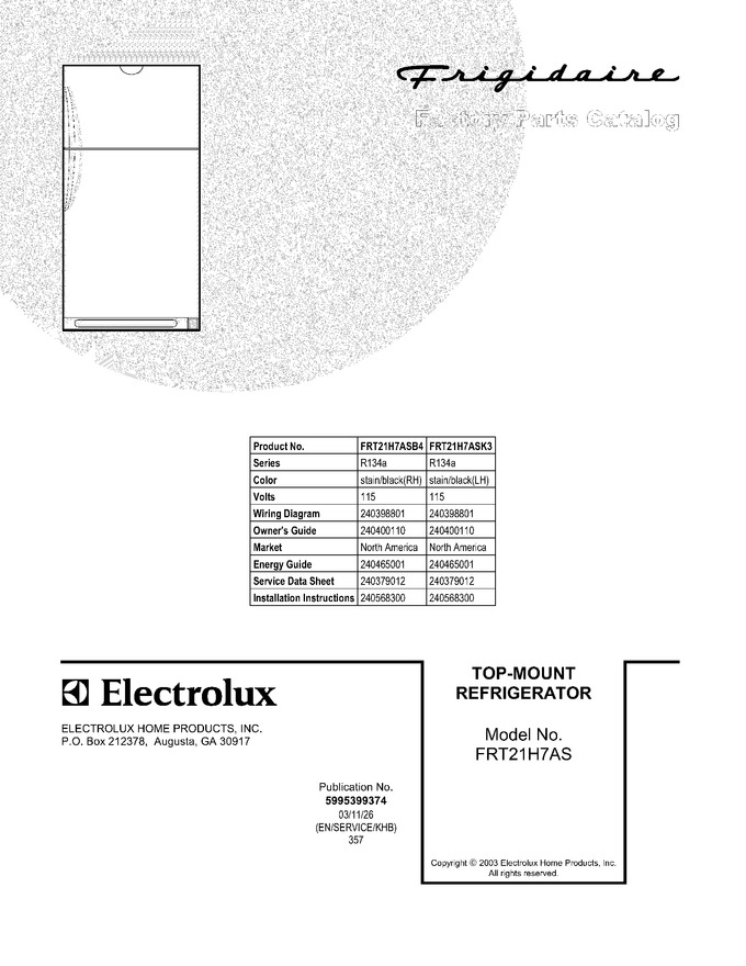 Diagram for FRT21H7ASK3