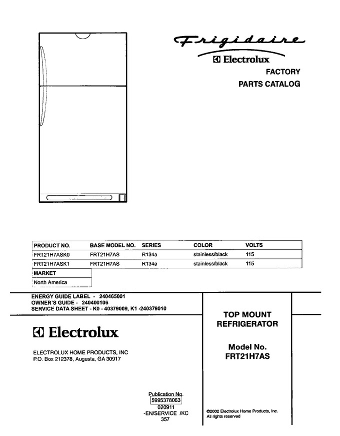 Diagram for FRT21H7ASK1