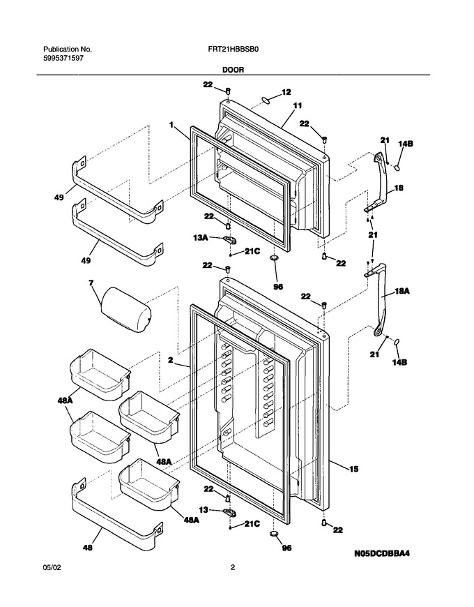 Diagram for FRT21HBBSB0