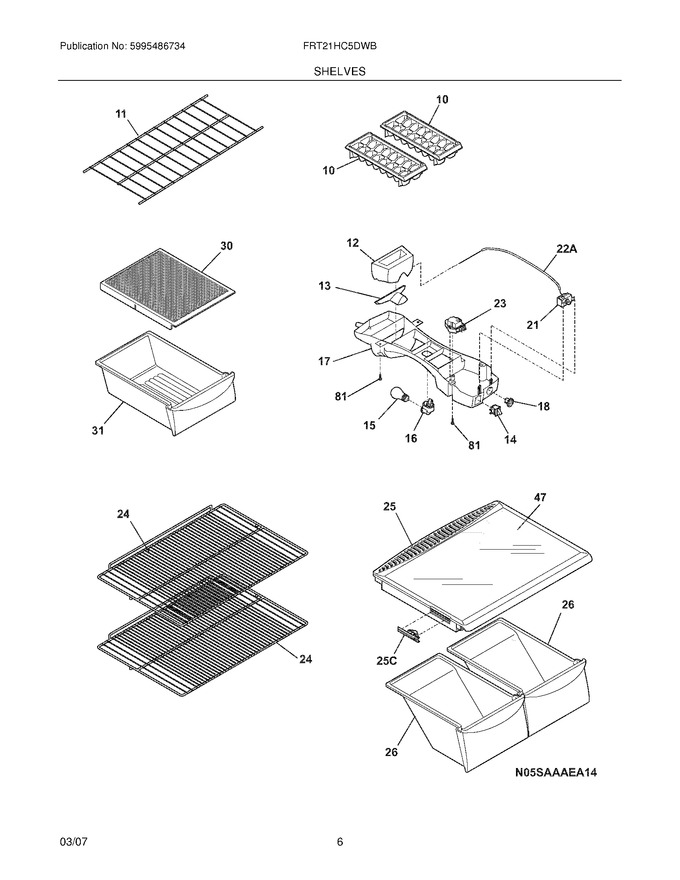 Diagram for FRT21HC5DWB