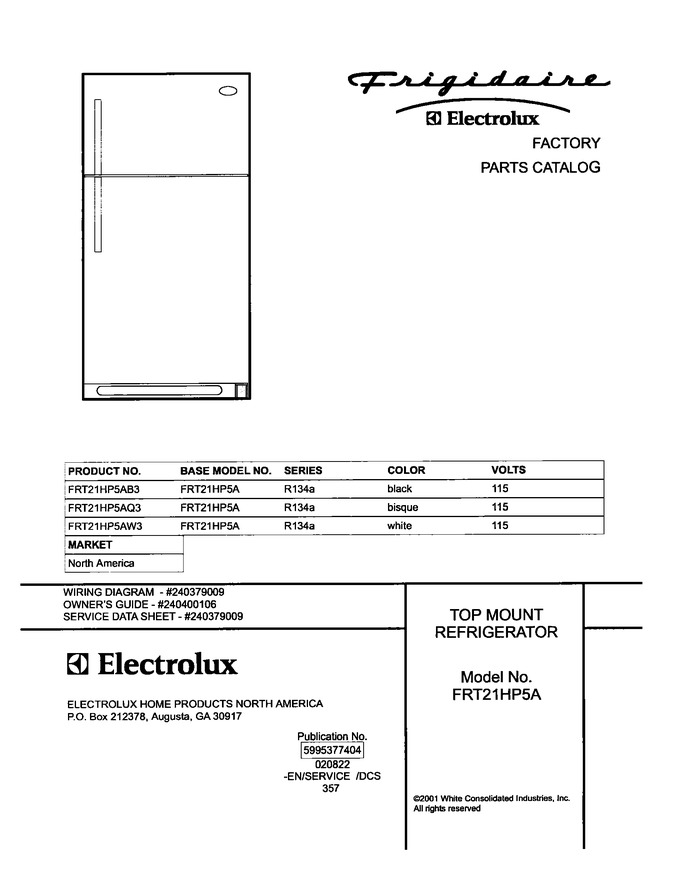 Diagram for FRT21HP5AQ3