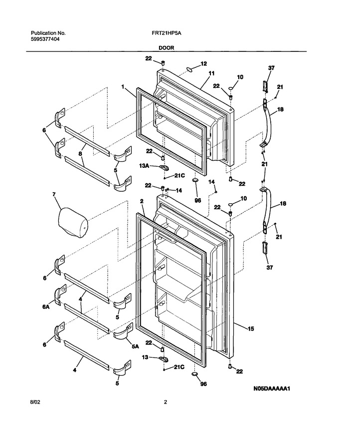 Diagram for FRT21HP5AW3