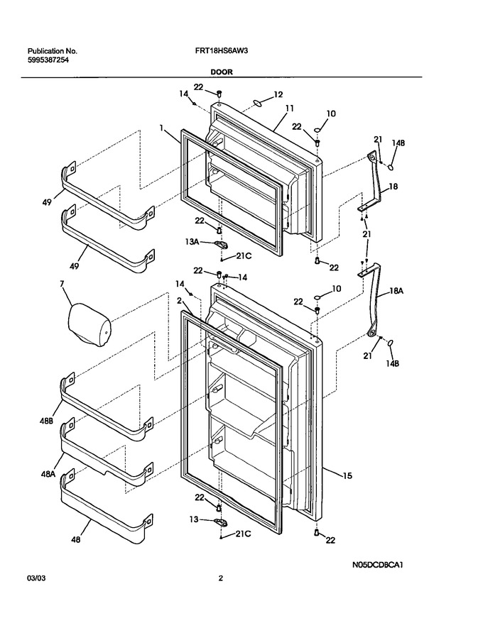 Diagram for FRT21HS6AW3