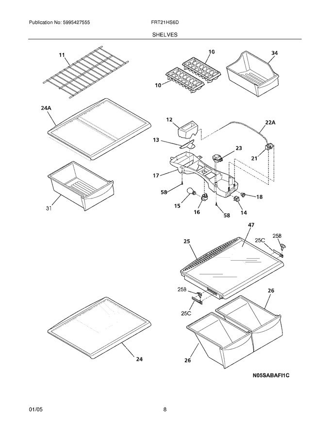 Diagram for FRT21HS6DW5