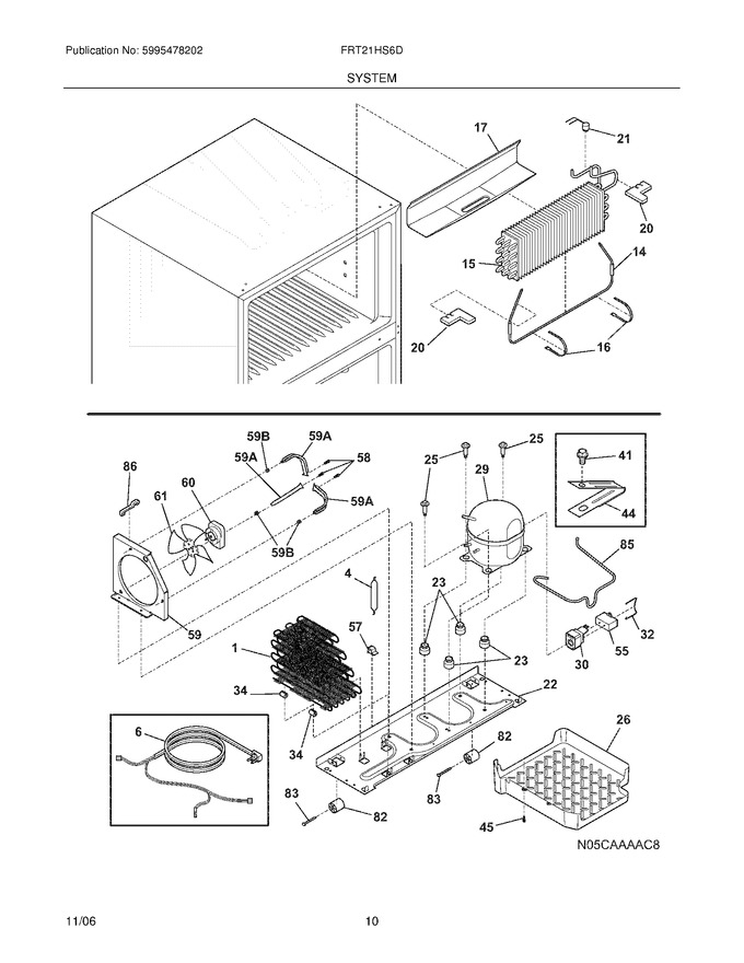 Diagram for FRT21HS6DB8