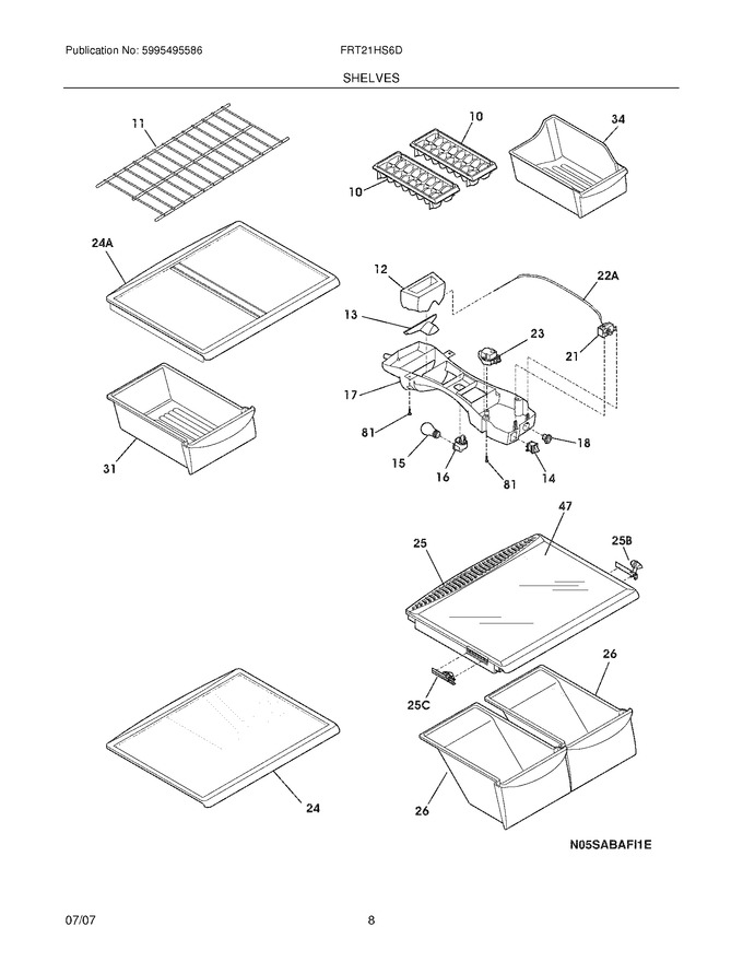 Diagram for FRT21HS6DWD