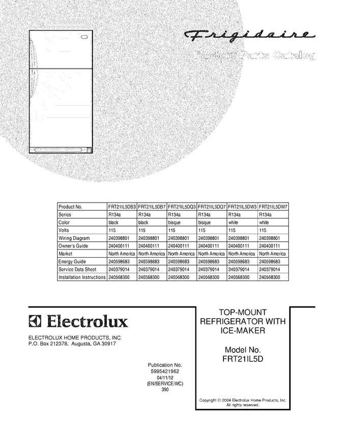 Diagram for FRT21IL5DB7