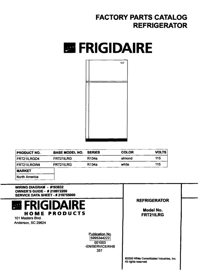 Diagram for FRT21ILRGW4