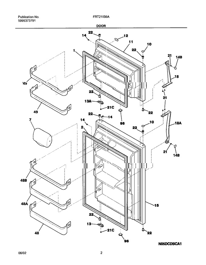 Diagram for FRT21IS6BW2