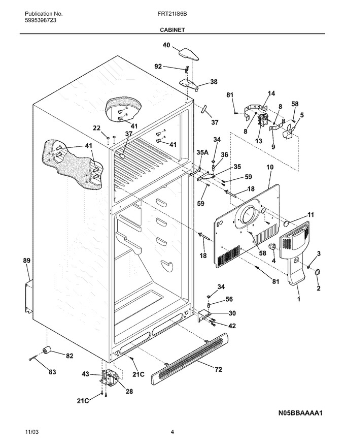 Diagram for FRT21IS6BW3