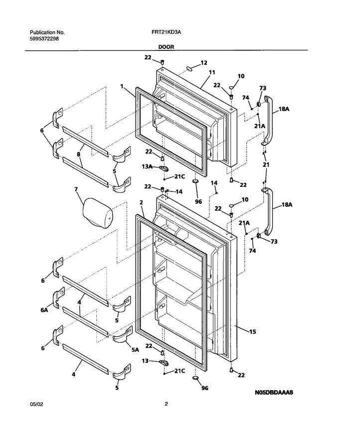 Diagram for FRT21KD3AW4