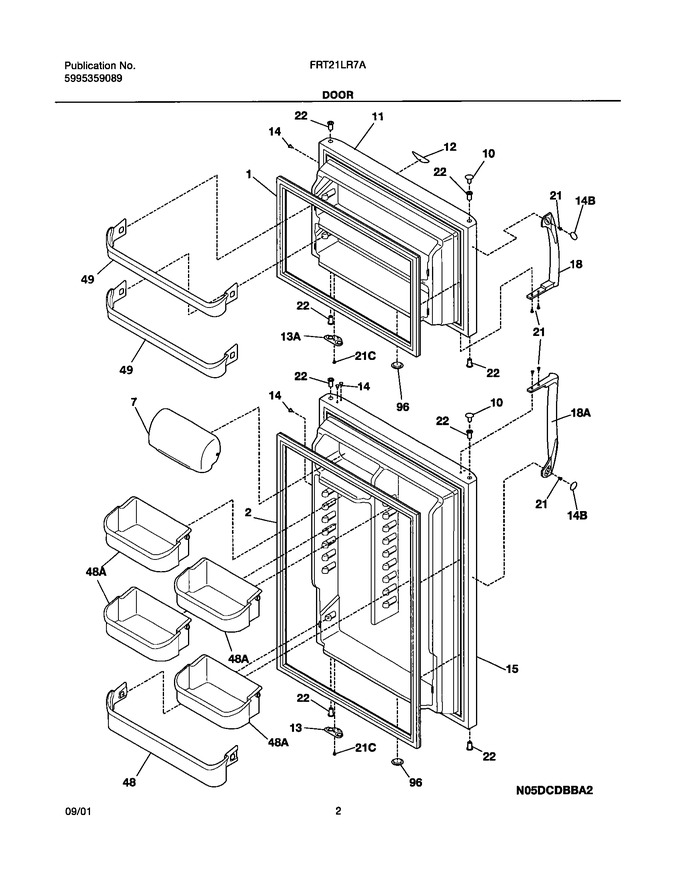 Diagram for FRT21LR7AW1