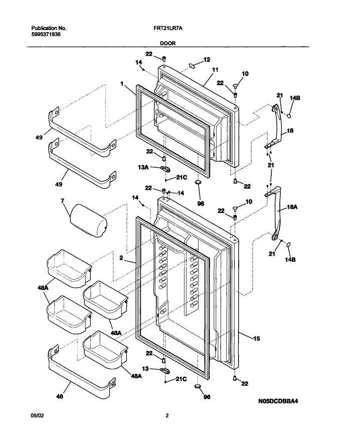 Diagram for FRT21LR7AW6