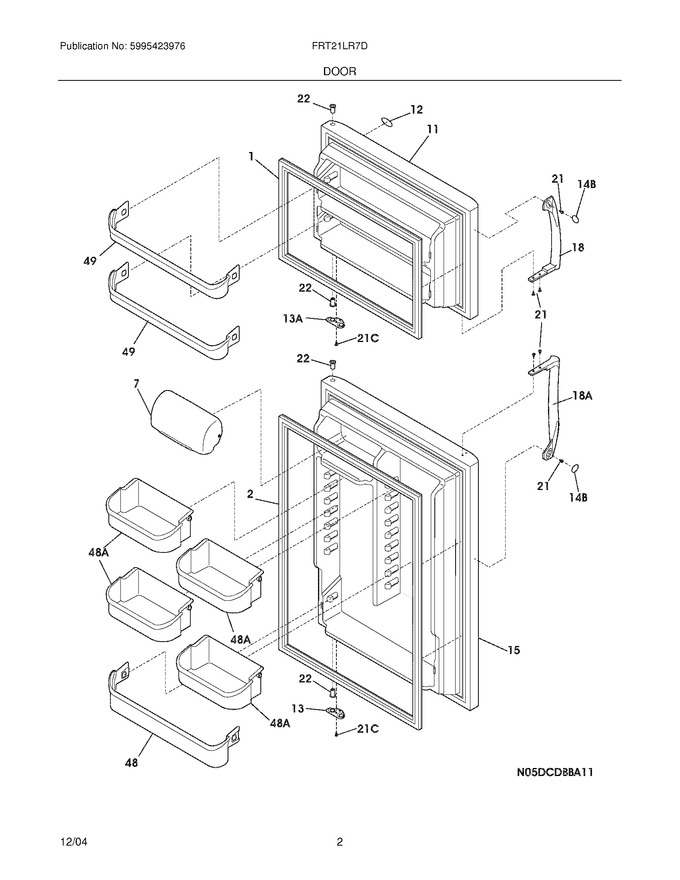 Diagram for FRT21LR7DK1