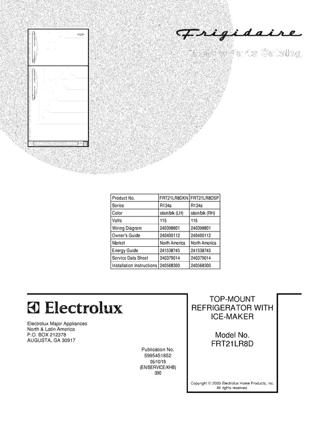 Diagram for FRT21LR8DKN