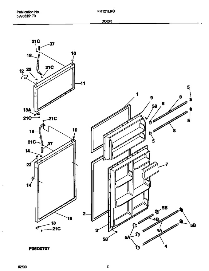 Diagram for FRT21LRGW5