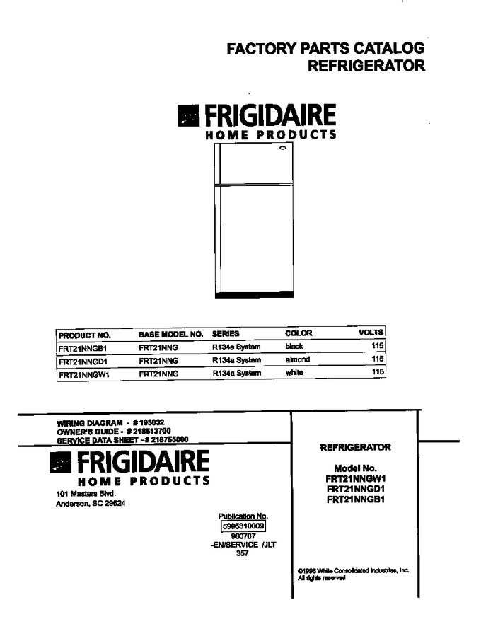 Diagram for FRT21NNGW1