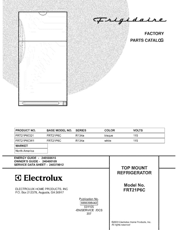 Diagram for FRT21P6CQ1