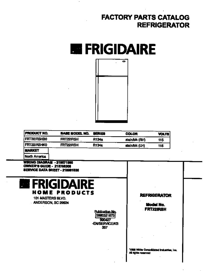 Diagram for FRT22IRSHB0