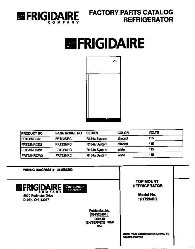 Diagram for FRT22NRCW1