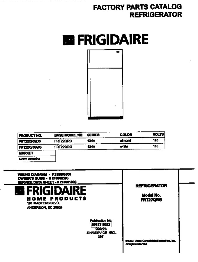 Diagram for FRT22QRGD3