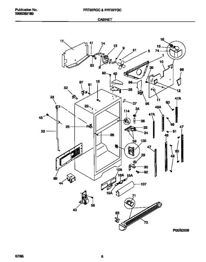 Diagram for FRT22RGCW1