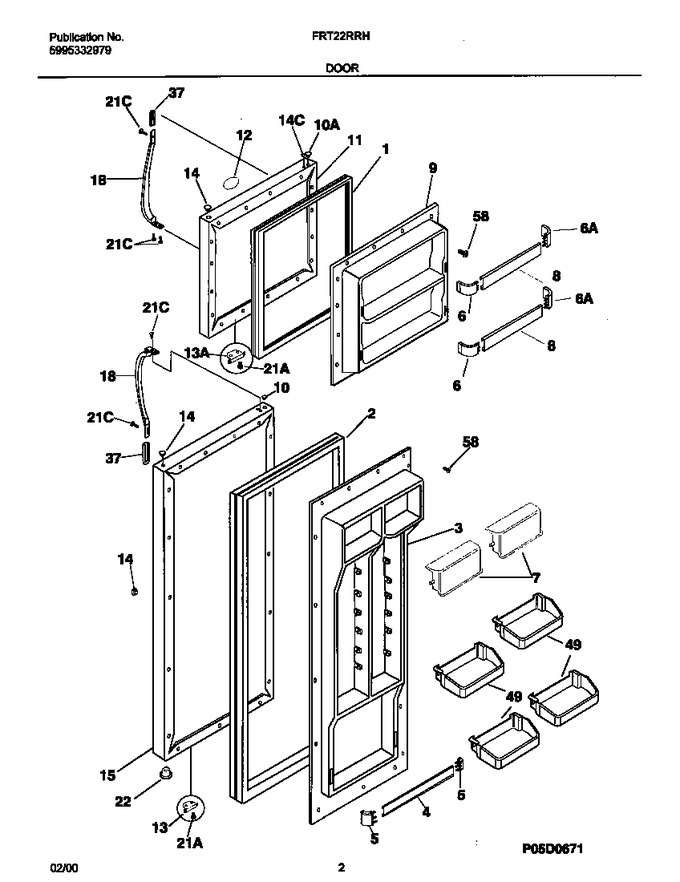 Diagram for FRT22RRHW2