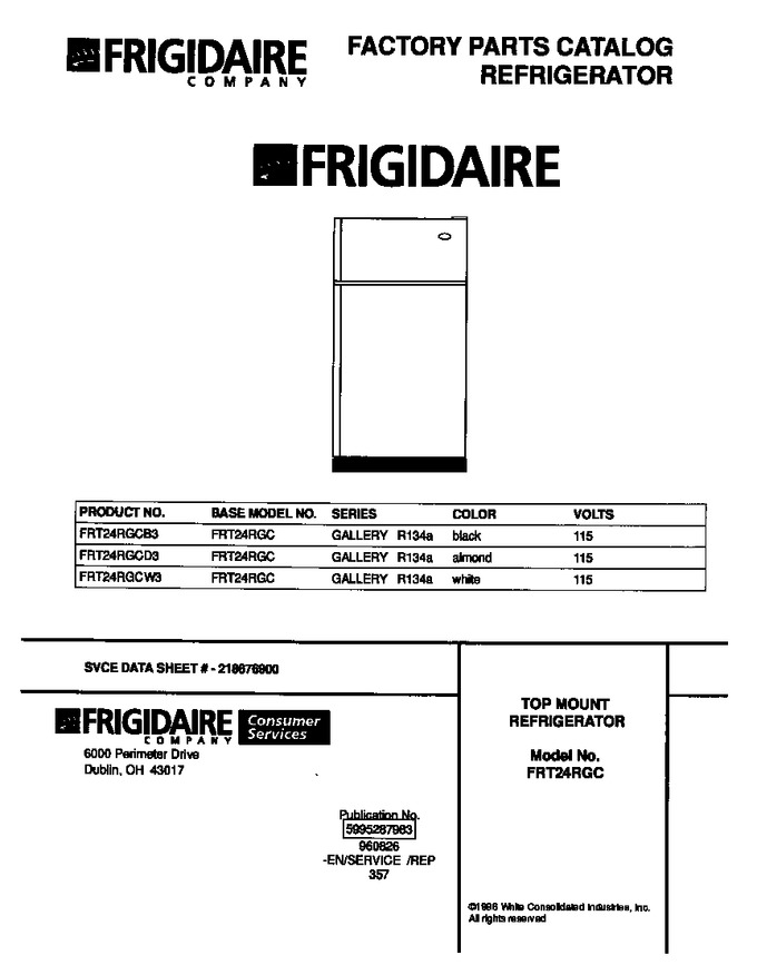 Diagram for FRT24RGCD3