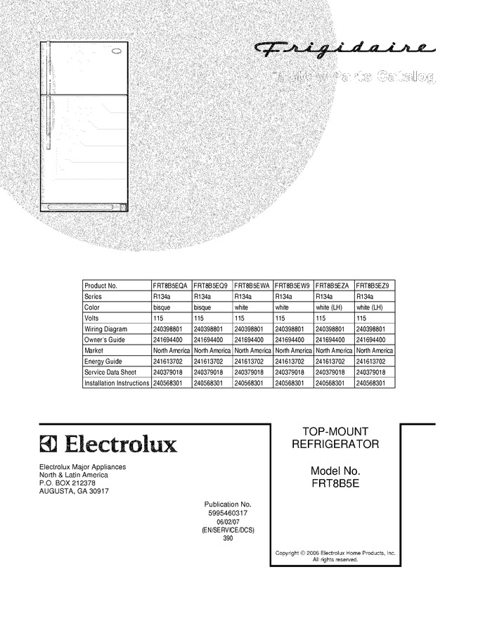 Diagram for FRT8B5EZA