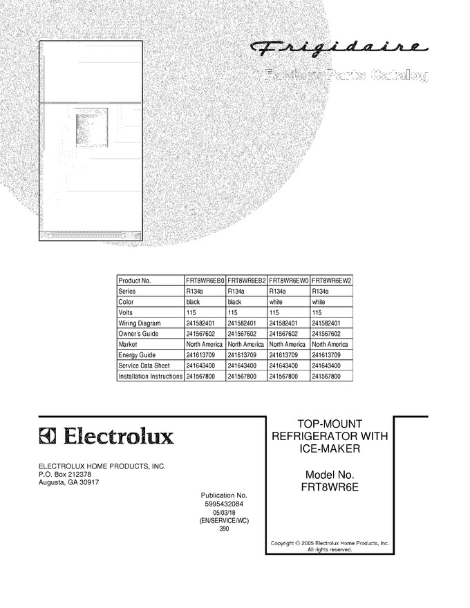 Diagram for FRT8WR6EB0