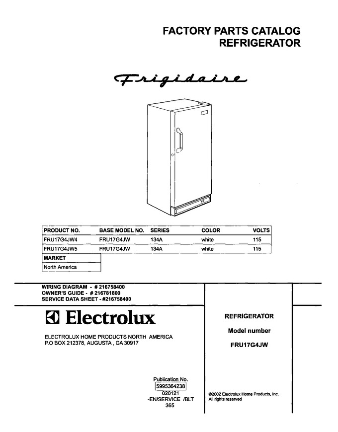 Diagram for FRU17G4JW5