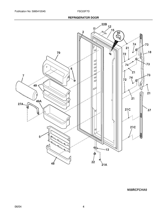 Diagram for FSC23F7DW0