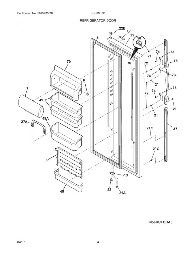 Diagram for FSC23F7DW3