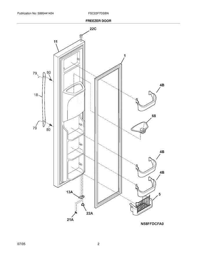 Diagram for FSC23F7DSBN